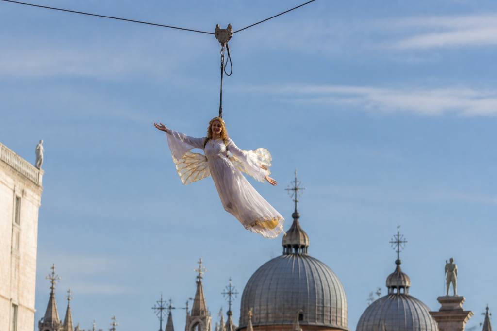 Volo dell'angelo venezia 2026: data, programma e tradizione a carnevale